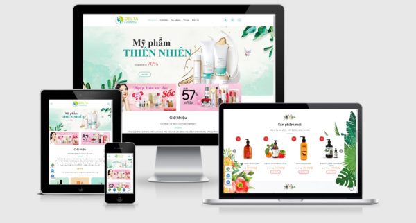 Theme Wordpress bán mỹ phẩm mẫu số 26 - Giao diện web