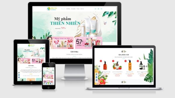 Theme Wordpress bán mỹ phẩm mẫu số 26 - Giao diện web