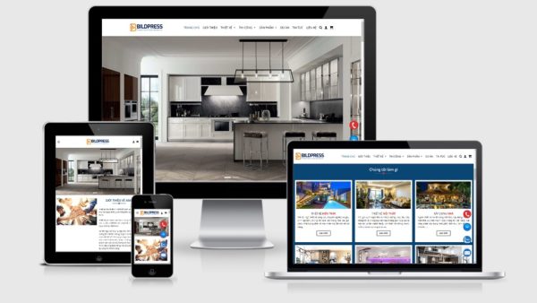 Theme Wordpress công ty Xây dựng - Nội thất mẫu số 9