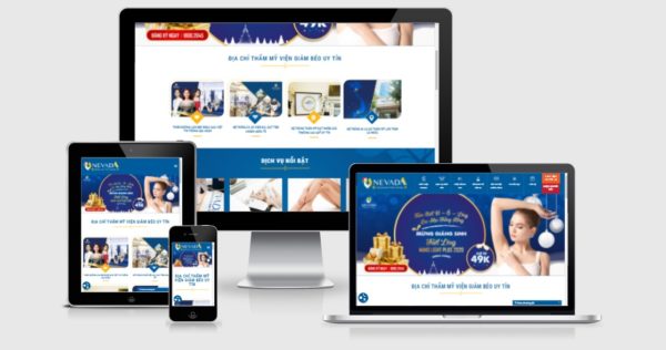 Theme Wordpress thẩm mỹ viện mẫu số 3