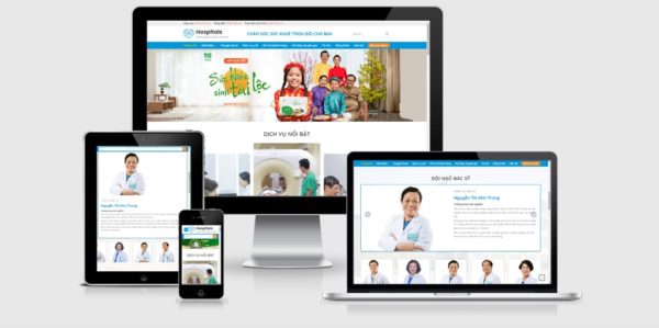 Theme Wordpress bệnh viện, theme Wordpress phòng khám mẫu số 2