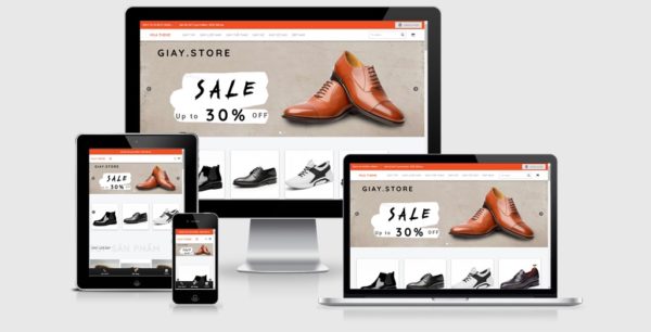 Theme Wordpress giày da cao cấp cho nam - Mẫu số 6