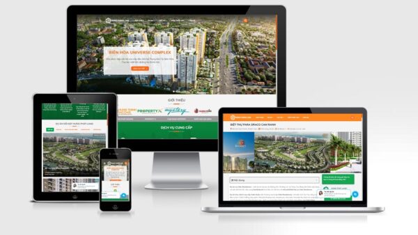 Theme Wordpress bất động sản mẫu số 45 - Hưng Phát Land