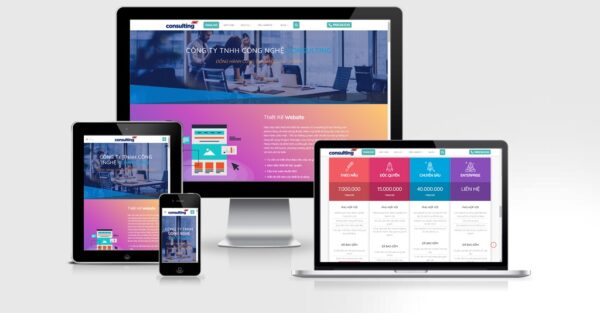 Theme wordpress giới thiệu công ty mẫu số 3