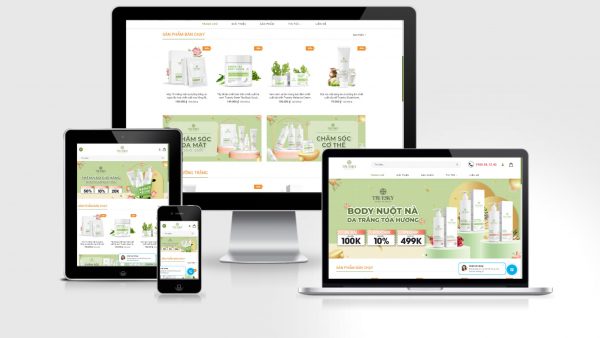 Theme Wordpress mỹ phẩm đẹp mẫu số 28 - Mua Theme