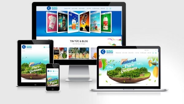Theme Wordpress thực phẩm số 11 - nước giải khát King Beverage