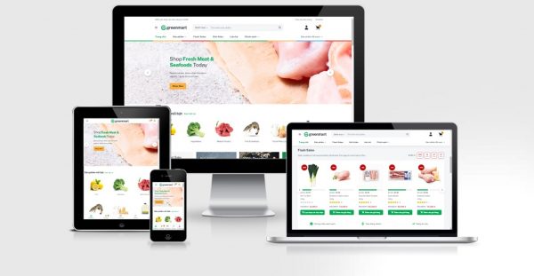 Theme Wordpress Elementor thực phẩm mẫu số 1