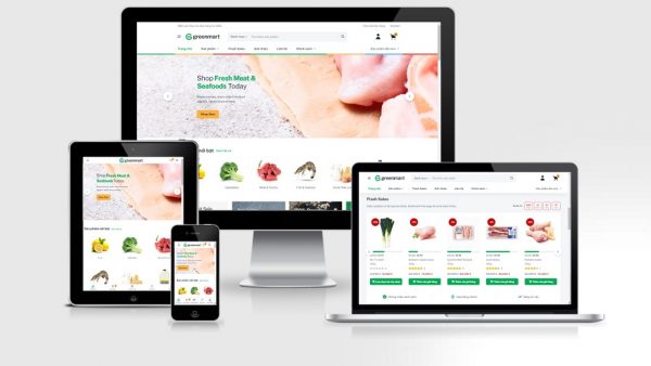 Theme Wordpress Elementor thực phẩm mẫu số 1