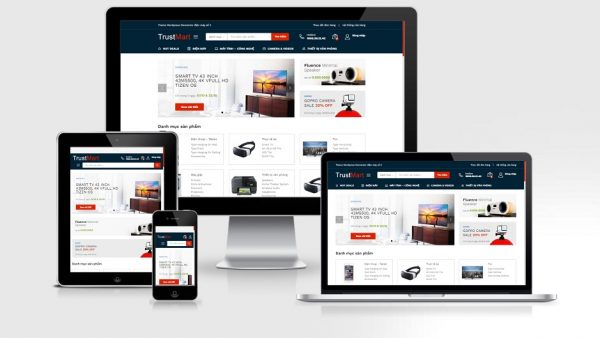 Theme Wordpress Elementor điện máy mẫu số 2