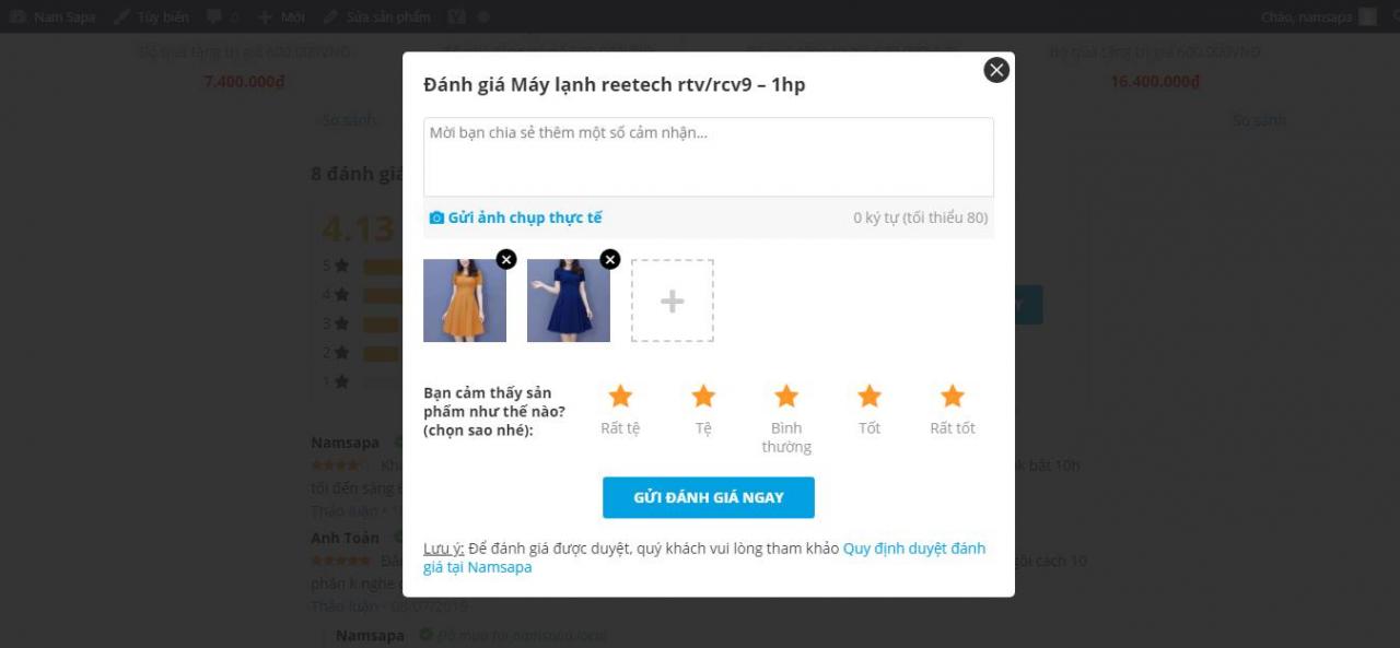 DevVN Woocommerce Reviews - Plugin đánh giá sản phẩm Việt Hóa