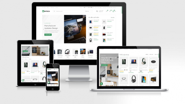 Theme Wordpress Elementor điện máy mẫu số 6