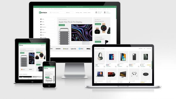 Theme Wordpress Elementor thương mại điện tử mẫu số 4 - đã Việt Hóa, giao diện responsive, dễ dàng cài đặt và tùy biến bằng Elementor