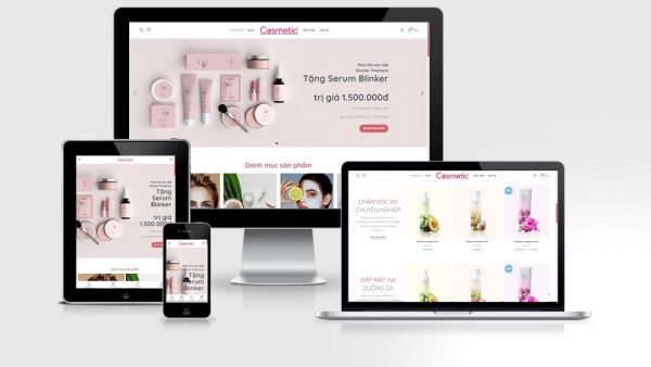 Theme Wordpress Elementor mỹ phẩm số 1