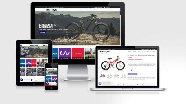 Theme Wordpress bán xe đạp cao cấp mẫu số 4