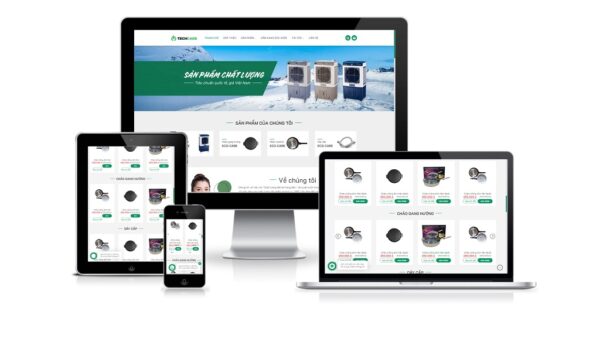 Theme Wordpress bán đồ dân dụng, gia dụng TechCare