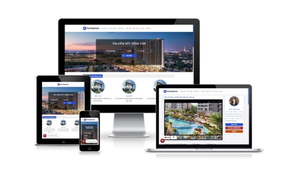 Theme Wordpress bất động sản mẫu số 49