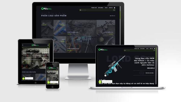 Theme Wordpress đồ chơi cao cấp mẫu số 2 - Nerf VietNam
