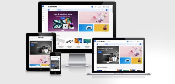 Theme Wordpress Elementor điện máy mẫu số 7