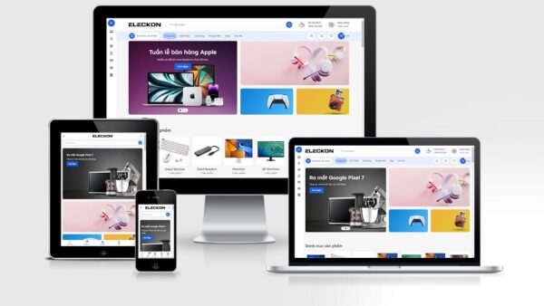 Theme Wordpress Elementor điện máy mẫu số 7
