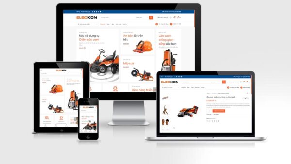 Theme Wordpress Elementor bán dụng cụ, thiết bị