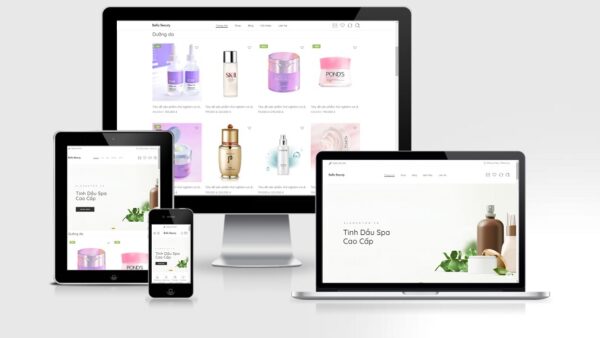 Theme Wordpress Elementor mỹ phẩm số 2