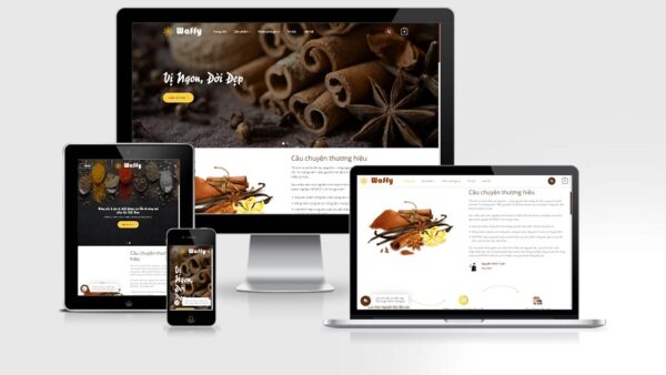 Theme wordpress bán thực phẩm, gia vị, nông sản số 14