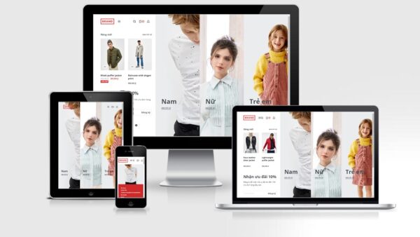 Theme Wordpress Elementor thời trang mẫu số 3