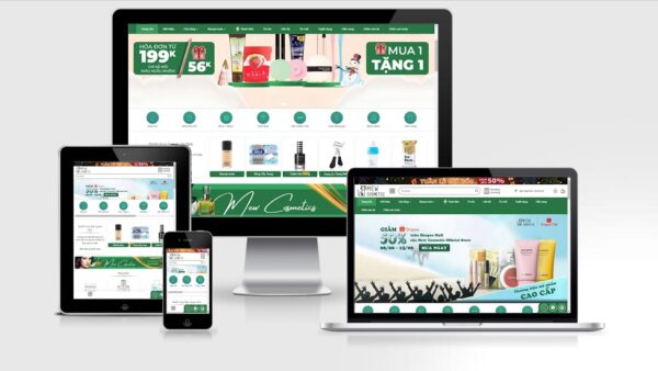 Theme Wordpress mỹ phẩm mẫu số 33