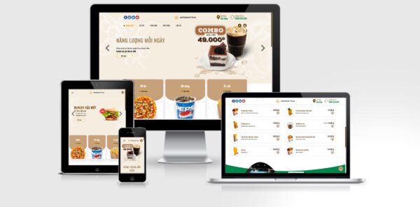 Theme wordpress bán cà phê, thức ăn nhanh số 4