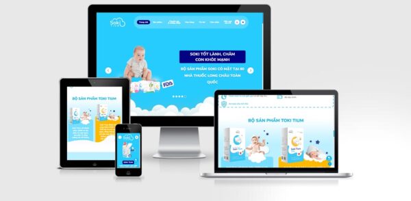 Theme Wordpress bán sữa cho trẻ em
