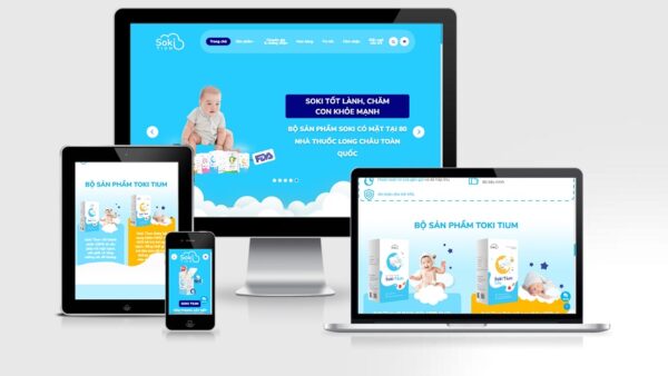 Theme Wordpress bán sữa cho trẻ em