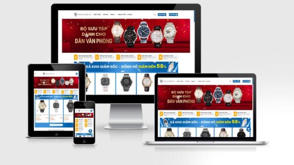 Theme Wordpress bán đồng hồ mẫu số 3 | MuaTheme.com