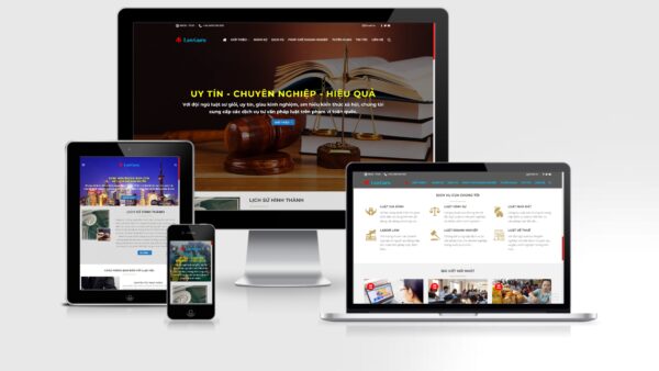 Theme Wordpress công ty tư vấn luật - luật sư mẫu số 2