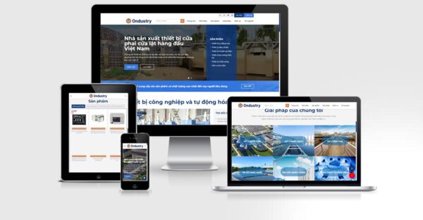 Theme Wordpress giới thiệu công ty kinh doanh thiết bị công nghiệp