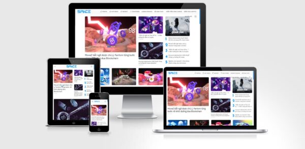 Theme wordpress tin tức / blog mẫu số 6 đã Việt hóa