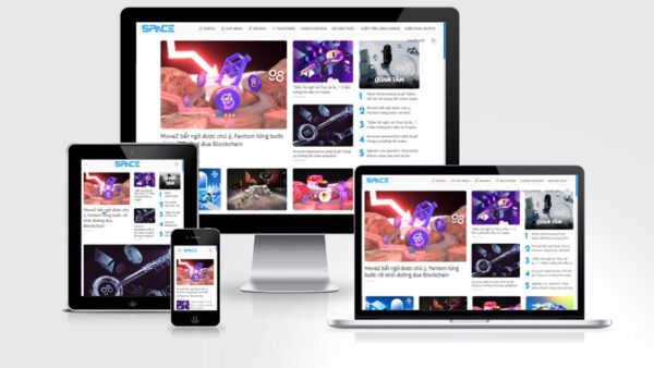 Theme wordpress tin tức / blog mẫu số 6 đã Việt hóa