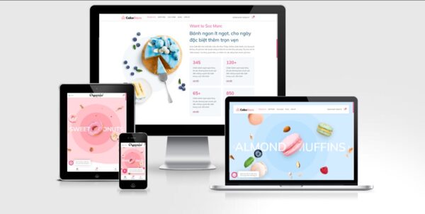 Theme Wordpress Elementor bán bánh kem - bánh ngọt