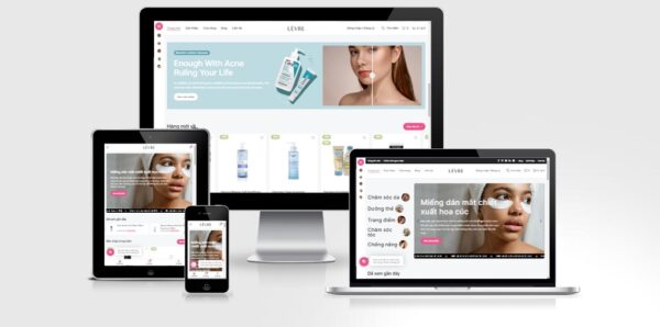 Theme Wordpress Elementor mỹ phẩm số 3