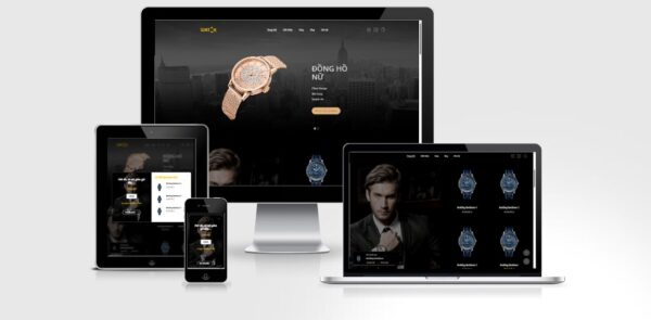 Theme Wordpress Elementor bán đồng hồ mẫu số 1
