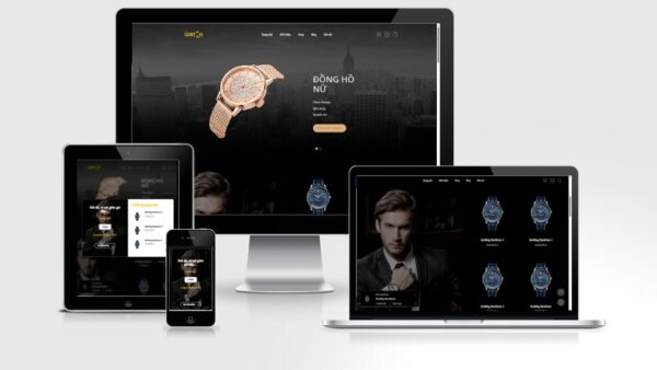 Theme Wordpress Elementor bán đồng hồ mẫu số 1