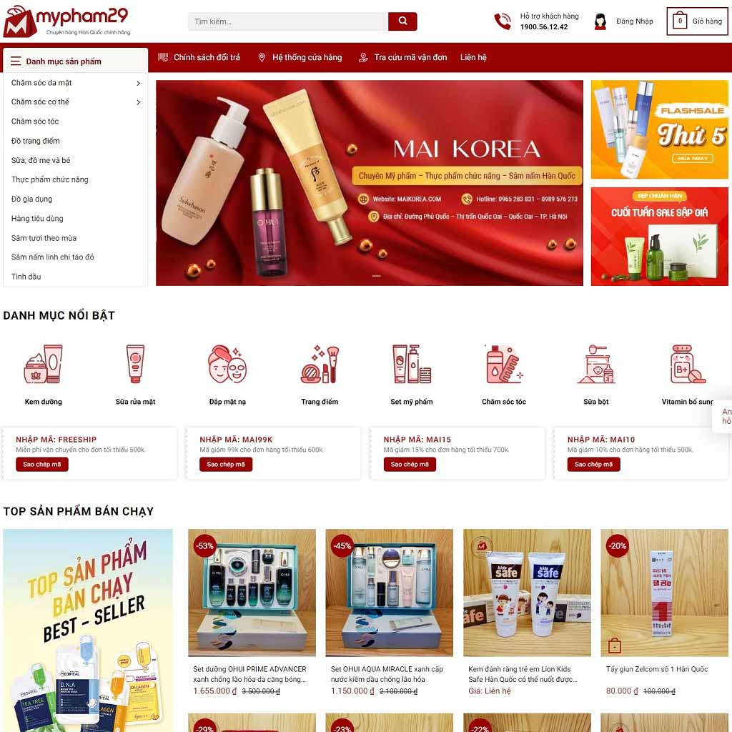 Theme wordpress mỹ phẩm miễn phí Theme wordpress mỹ phẩm miễn phí