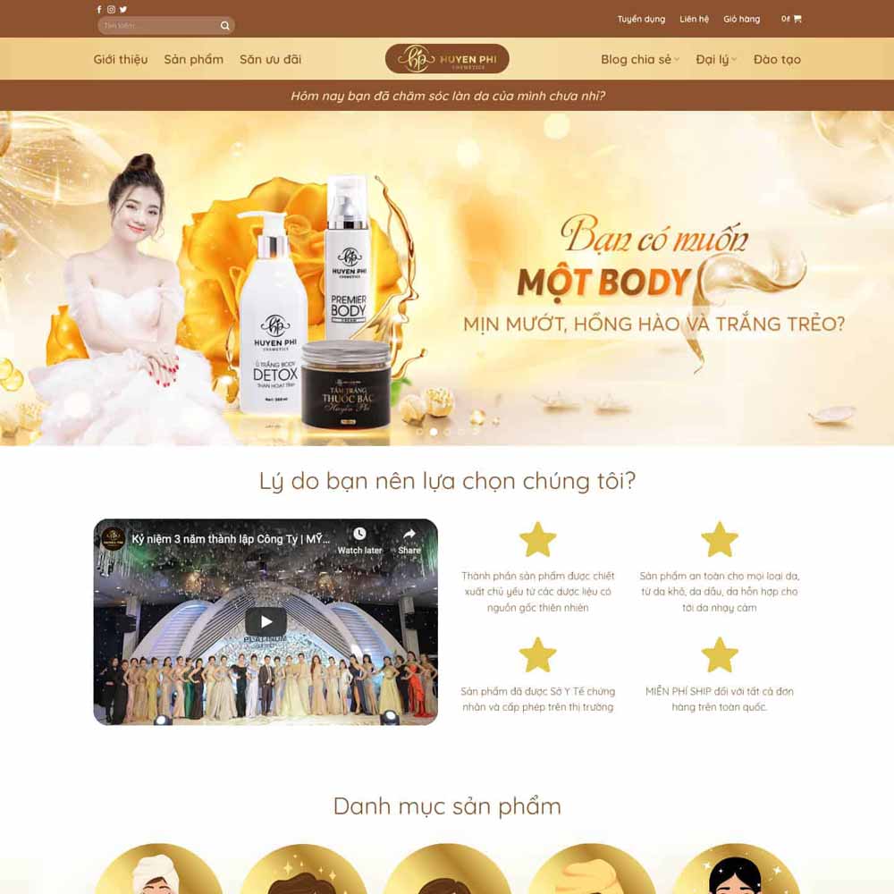 Theme wordpress mỹ phẩm miễn phí Theme wordpress mỹ phẩm miễn phí