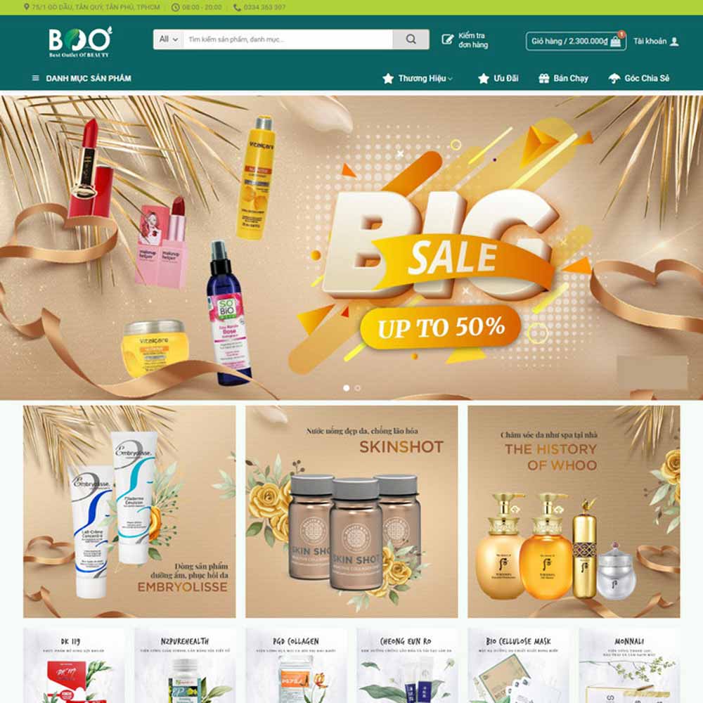 Theme wordpress mỹ phẩm miễn phí Theme wordpress mỹ phẩm miễn phí