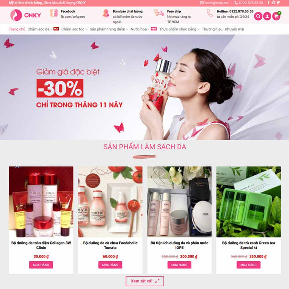 Theme wordpress mỹ phẩm miễn phí Theme wordpress mỹ phẩm miễn phí