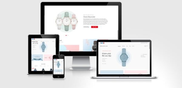 Theme Wordpress Elementor bán đồng hồ mẫu số 2