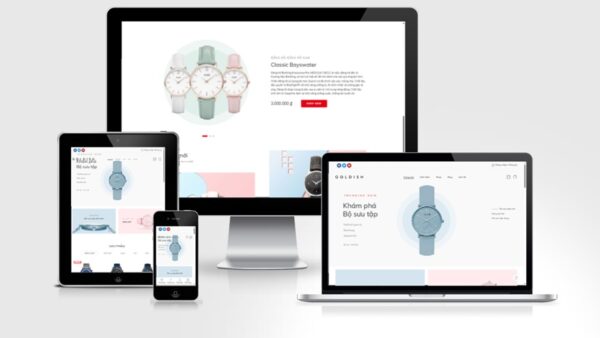 Theme Wordpress Elementor bán đồng hồ mẫu số 2