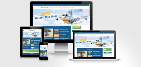 Theme Wordpress du học, định cư nước ngoài mẫu số 4