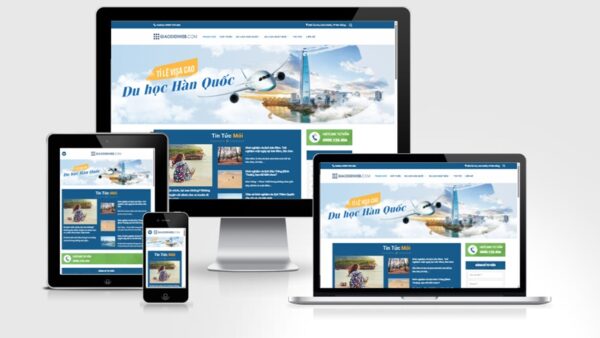 Theme Wordpress du học, định cư nước ngoài mẫu số 4