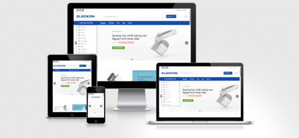 Theme Wordpress Elementor điện máy mẫu số 8