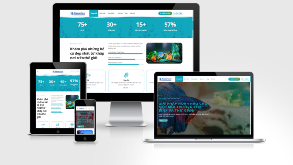 Theme Wordpress cá cảnh, thủy sinh